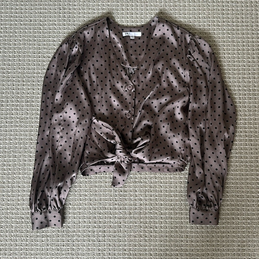 Like new imitation silk blouse